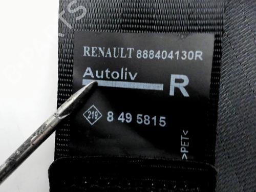 Used Rear right seatbelt Rear right seatbelt RENAULT CLIO IV (BH_) 0.9 TCe 90 (BHNF, BHMA, BHMH, BHJK, BHJR) (90 hp) 33314902 33314902
