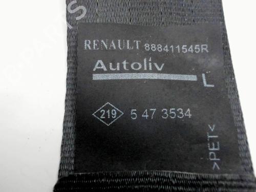 Rear left seatbelt RENAULT ZOE (BFM_) ZOE | BP27294055I29 - Image 5