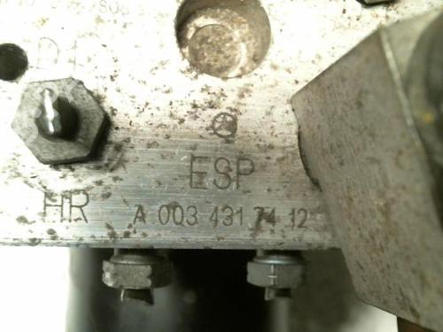 ABS pump MERCEDES-BENZ A-CLASS (W168) A 160 (168.033, 168.133) | BP20433511M43 