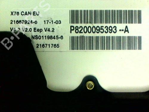Instrument cluster RENAULT KANGOO (KC0/1_) 1.5 dCi (KC07) | BP20392421C47 