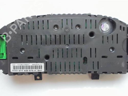 Instrument cluster SKODA FABIA I (6Y2) 1.9 TDI | BP20456492C47 