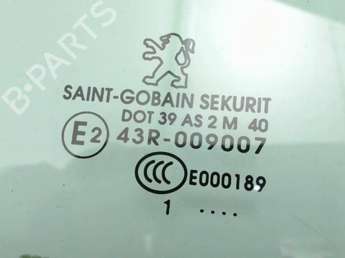 Rear right door window PEUGEOT 3008 I MPV (0U_) 1.6 HDi | BP27091766C21 