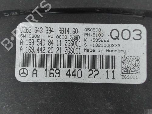 Instrument cluster MERCEDES-BENZ A-CLASS (W169) A 180 CDI (169.007, 169.307) | BP20415175C47 