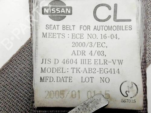 Front left belt tensioner NISSAN X-TRAIL I (T30) 2.2 dCi 4x4 | BP29625211C87 