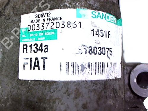 Used AC compressor AC compressor FIAT GRANDE PUNTO (199_) 1.3 D Multijet (75 hp) 20462110 20462110
