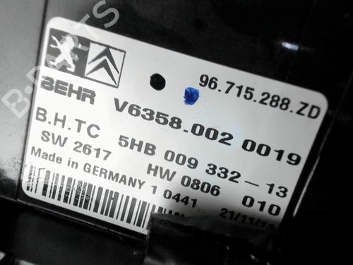 Climate control CITROËN C5 III (RD_) 2.2 HDi 200 (RD4HLA) | BP30308223I5  - Image 5