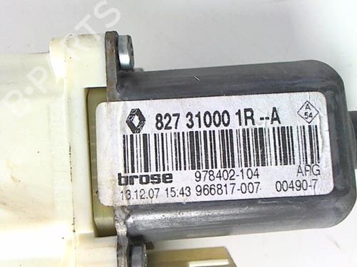 Rear left window mechanism RENAULT LAGUNA III (BT0/1) 1.5 dCi (BT00, BT0A, BT0T, BT1J) | BP20462528C24 