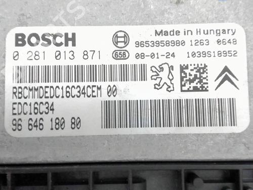 Engine control unit (ECU) CITROËN BERLINGO MULTISPACE (B9) 1.6 HDi 110 | BP28361681M57 