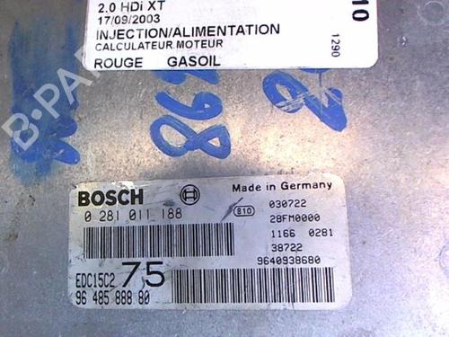 Engine control unit (ECU) PEUGEOT 206 Hatchback (2A/C) 2.0 HDI 90 | BP20456335M57