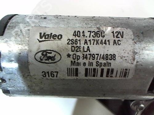 Rear wiper motor FORD FUSION (JU_) 1.25 | BP20433993M102 