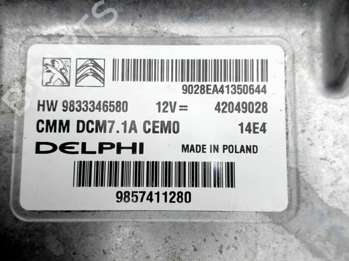 Engine control unit (ECU) PEUGEOT EXPERT Van (V_) 2.0 BlueHDi 145 | BP29374897M57 