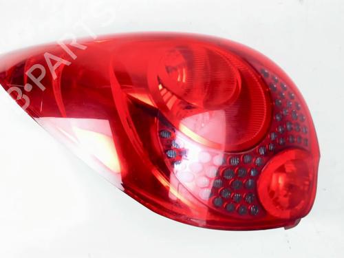 Used Left taillight PEUGEOT 207 SW (WK_) 1.6 HDi (90 hp) 30890754