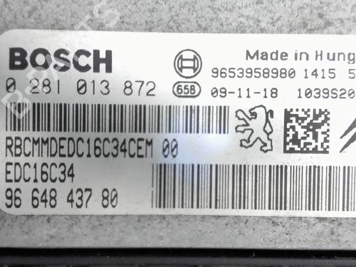 Used Engine control unit (ECU) Engine control unit (ECU) PEUGEOT 308 I (4A_, 4C_) 1.6 HDi (109 hp) 32264224 32264224