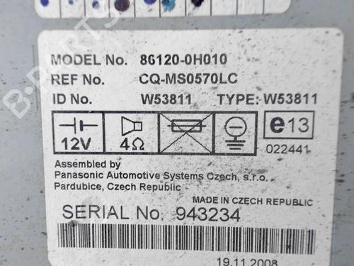 Radio CITROËN C1 (PM_, PN_) 1.0 | BP20468925E6 
