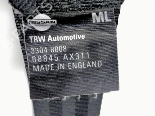 Rear left belt tensioner NISSAN MICRA III (K12) 1.5 dCi | BP20469712C89 