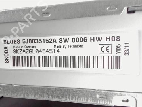Radio SKODA FABIA II (542) 1.6 TDI | BP20469941E6 
