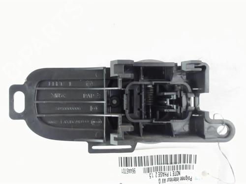 Used Front left interior door handle Front left interior door handle NISSAN NOTE (E11, NE11) 1.5 dCi (90 hp) 22103568 22103568