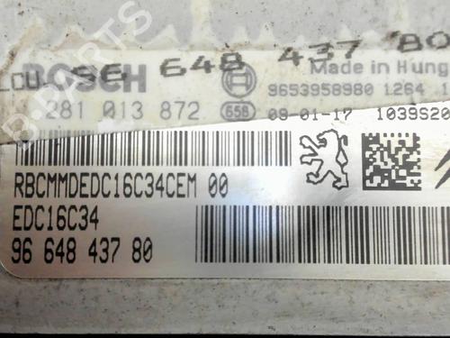 Engine control unit (ECU) CITROËN C4 I (LC_) 1.6 HDi | BP39760049M57 - Image 3