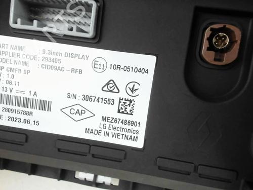 Display monitor RENAULT CLIO V (B7_) 1.0 TCe 90 (B7MT) | BP40116205C48 - Image 2
