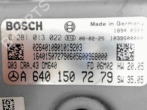 Engine control unit (ECU) MERCEDES-BENZ A-CLASS (W169) A 180 CDI (169.007, 169.307) | BP24473769M57 