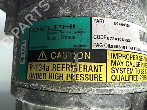 AC compressor OPEL ZAFIRA A MPV (T98) 2.0 DI 16V (F75) | BP20434620M34 