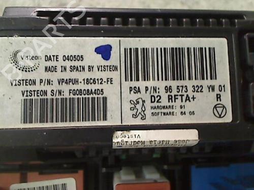 Climate control PEUGEOT 407 SW (6E_, 6D_) 2.0 HDi 135 | BP20413370I5 