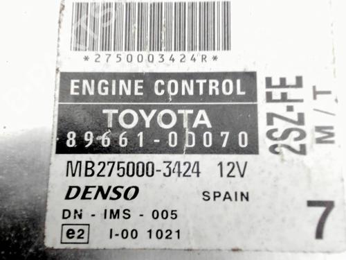Engine control unit (ECU) TOYOTA YARIS (_P1_) 1.3 (SCP12_, SCP13_, SCP12R, SCP13R) | BP37166114M57 - Image 5