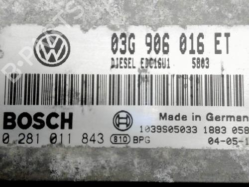 Engine control unit (ECU) VW GOLF V (1K1) | BP37166078M57 - Image 2