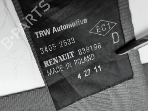 Used Front right seatbelt Front right seatbelt RENAULT CLIO III (BR0/1, CR0/1) 1.5 dCi (C/BR0G, C/BR1G) (68 hp) 34104525 34104525