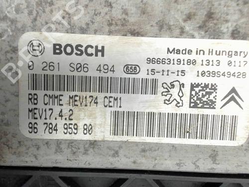 Engine control unit (ECU) CITROËN C3 Picasso (SH_) 1.4 VTi 95 (SH8FSC, SH8FP0, SH8FP6) | BP32264274M57 - Image 2