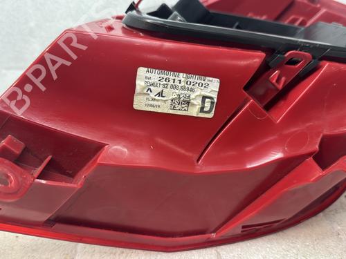 Right taillight RENAULT CLIO III (BR0/1, CR0/1) 1.2 16V Hi-Flex (BR1U, CR1U) | BP32241341C35