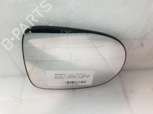 Used Right mirror glass RENAULT CLIO III Grandtour (KR0/1_) 1.5 dCi (KR0F) (86 hp) 25150131