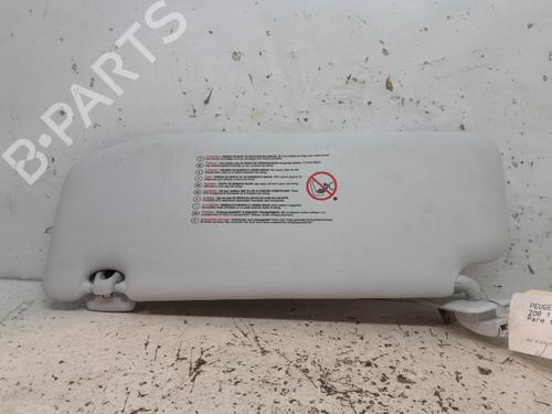 Used Right sun visor PEUGEOT 208 I (CA_, CC_) 1.4 HDi (68 hp) 20381666