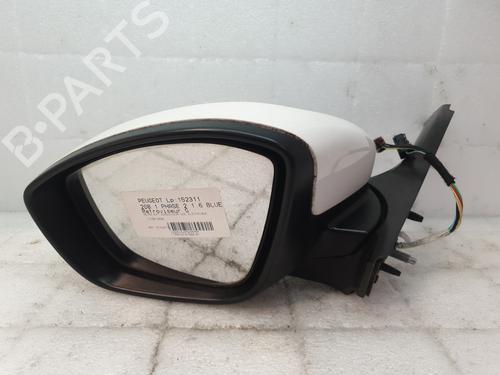 Used Left mirror PEUGEOT 208 I (CA_, CC_) 1.6 HDi / BlueHDi 75 (75 hp) 26892346