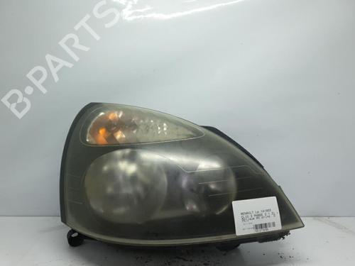 Højre forlygte RENAULT CLIO II (BB_, CB_) 1.2 16V (BB05, BB0W, BB11, BB27, BB2T, BB2U, BB2V, CB05,... (75 hp) 20378638