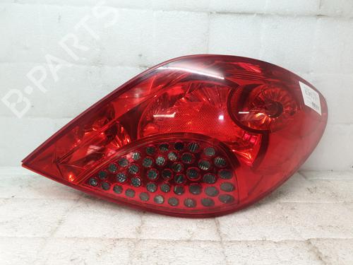 Used Right taillight PEUGEOT 207 (WA_, WC_) 1.6 16V VTi (120 hp) 28601538