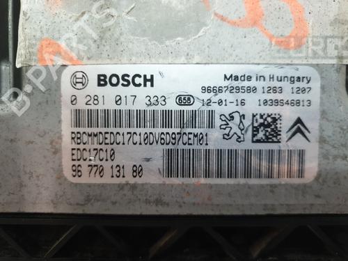 Control unit PEUGEOT 207 (WA_, WC_) 1.6 HDi | BP31189031M11 