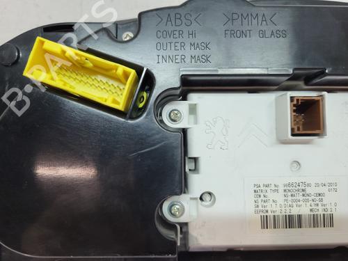 Instrument cluster PEUGEOT 5008 (0U_, 0E_) 1.6 HDi | BP20377667C47 