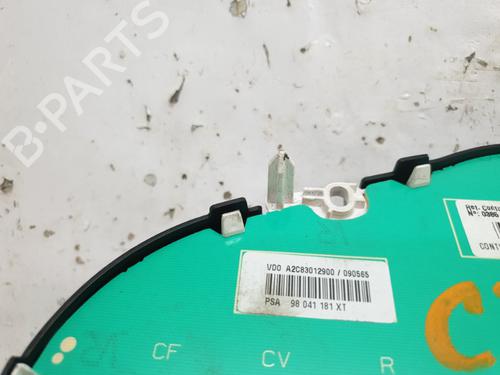 Used Instrument cluster Instrument cluster CITROËN C3 II (SC_) 1.4 HDi 70 (SC8HZC, SC8HR0, SC8HP4) (68 hp) 20381615 20381615