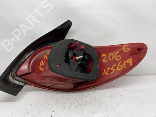 Used Left taillight PEUGEOT 206+ (2L_, 2M_) 1.4 HDi eco 70 (68 hp) 20373649