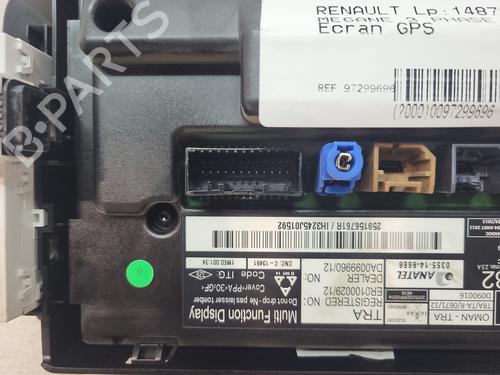 Display monitor RENAULT MEGANE III Grandtour (KZ0/1) 1.5 dCi (KZ1G, KZ1W, KZ0R) | BP28123810C48 