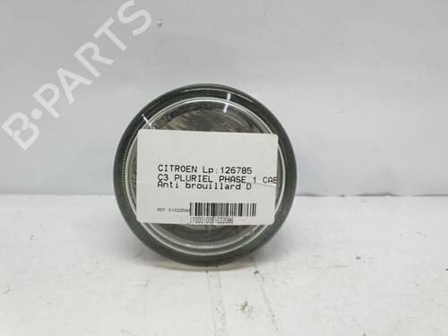 Used Right front fog light CITROËN C3 Pluriel (HB_) 1.4 (73 hp) 20380484