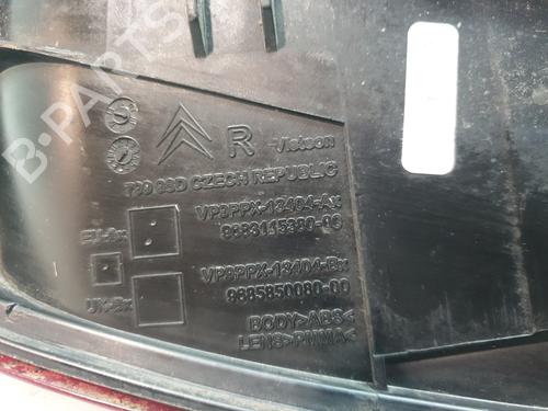 Right taillight CITROËN DS3 (SA_) 1.6 HDi 110 | BP31376236C35  - Image 6