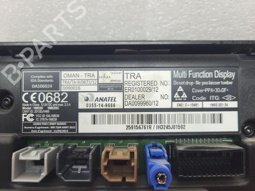 Display monitor RENAULT MEGANE III Grandtour (KZ0/1) 1.5 dCi (KZ1G, KZ1W, KZ0R) | BP28123810C48 