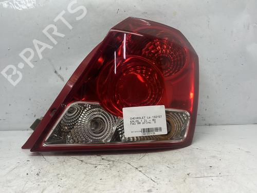 Used Right taillight CHEVROLET AVEO / KALOS Hatchback (T250, T255) 1.2 (72 hp) 25268290