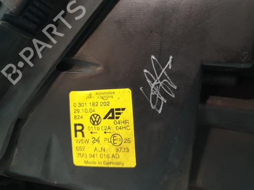 Right headlight VW SHARAN (7M8, 7M9, 7M6) 1.9 TDI | BP22887420C29 