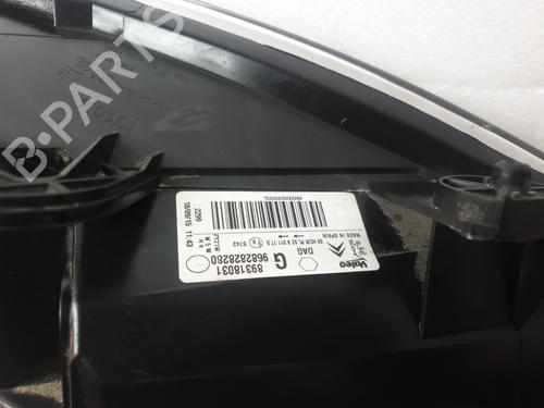 Left headlight PEUGEOT PARTNER Box Body/MPV 1.6 HDi | BP32044961C28 