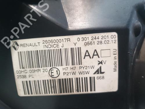 Left headlight RENAULT MEGANE III Hatchback (BZ0/1_, B3_) 1.9 dCi (BZ0N, BZ0J) | BP31695961C28 