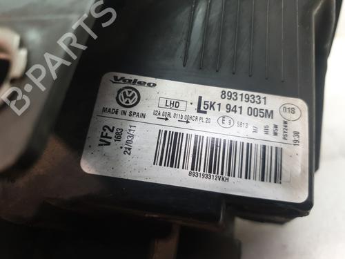 Left headlight VW GOLF VI (5K1) 1.4 | BP31826660C28 