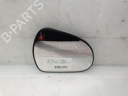 Used Right mirror glass PEUGEOT 207 SW (WK_) 1.6 HDi (92 hp) 29165983